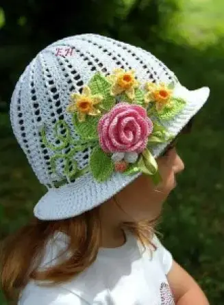 Un Chapeau Enfant Pour L Ete La Grenouille Tricote