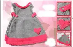 Une Robe Chasuble Bebe Au Tricot La Grenouille Tricote Une Robe Chasuble Bebe Au Tricot La Grenouille Tricote