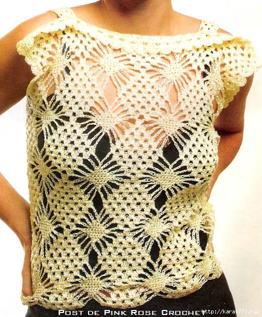 Un pull au point d'araignée