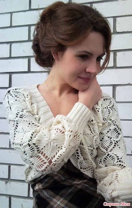 Crochet un pull de granny motif ananas