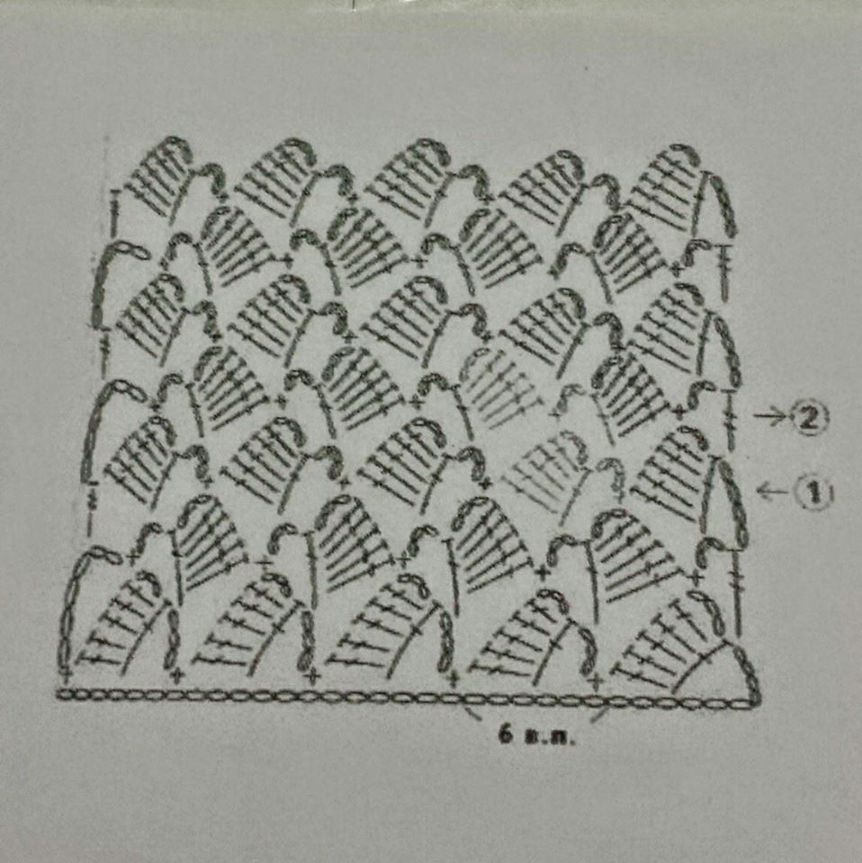 Crochet un châle droit