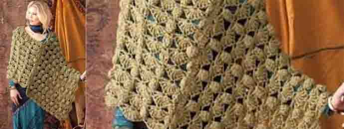 Crochet un poncho bien chaud