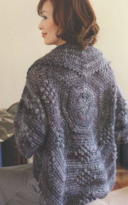 Crochet un granny géant pour un gilet (1)