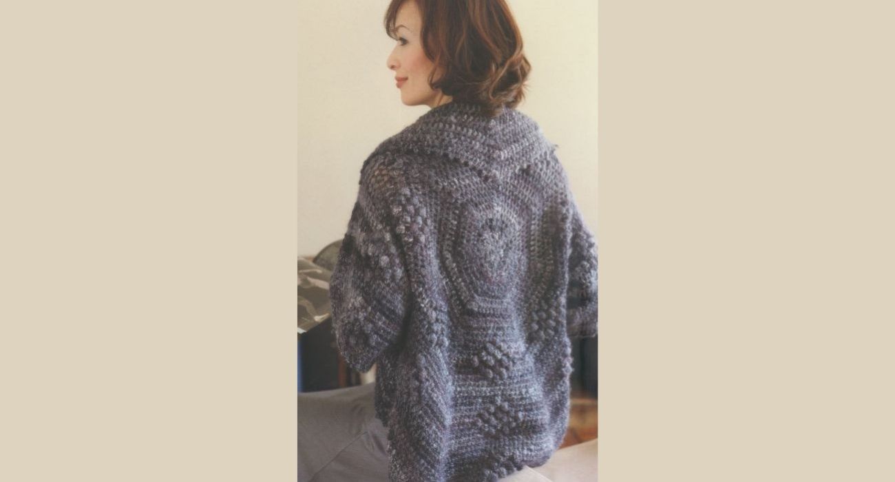 Crochet un granny géant pour un gilet