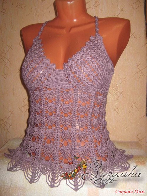Crochet un dos nu