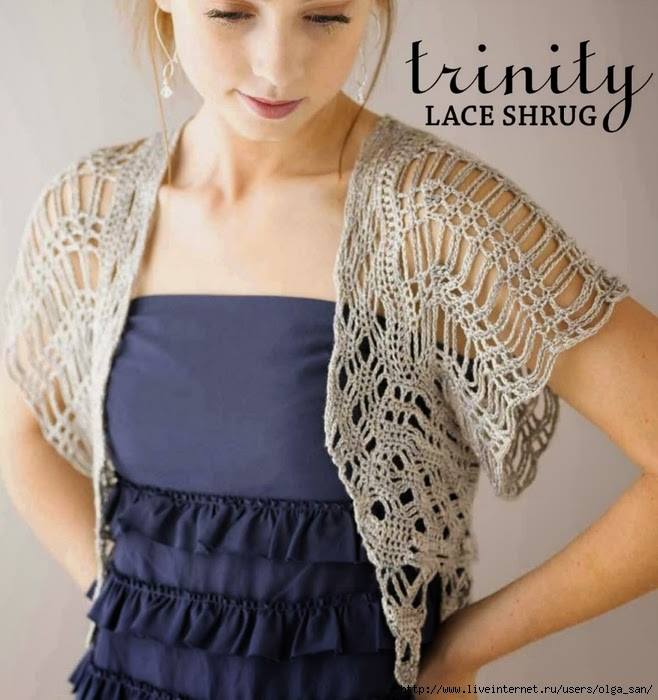 Crochet un boléro de chaînettes