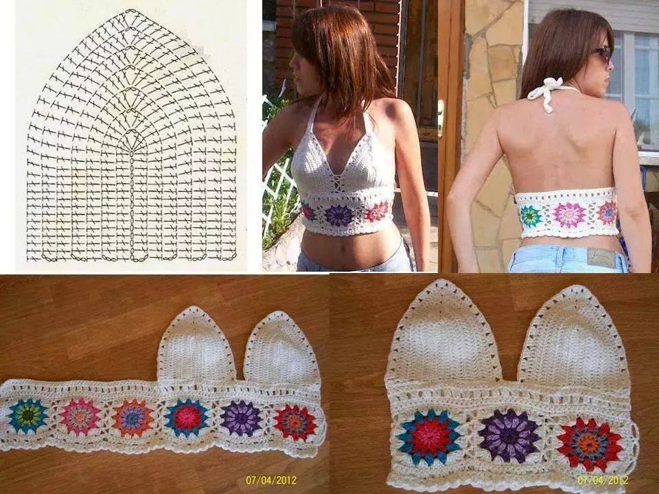 Un dos nu réalisé au crochet
