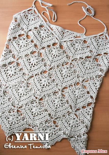 Crochet un très beau t-shirt en granny