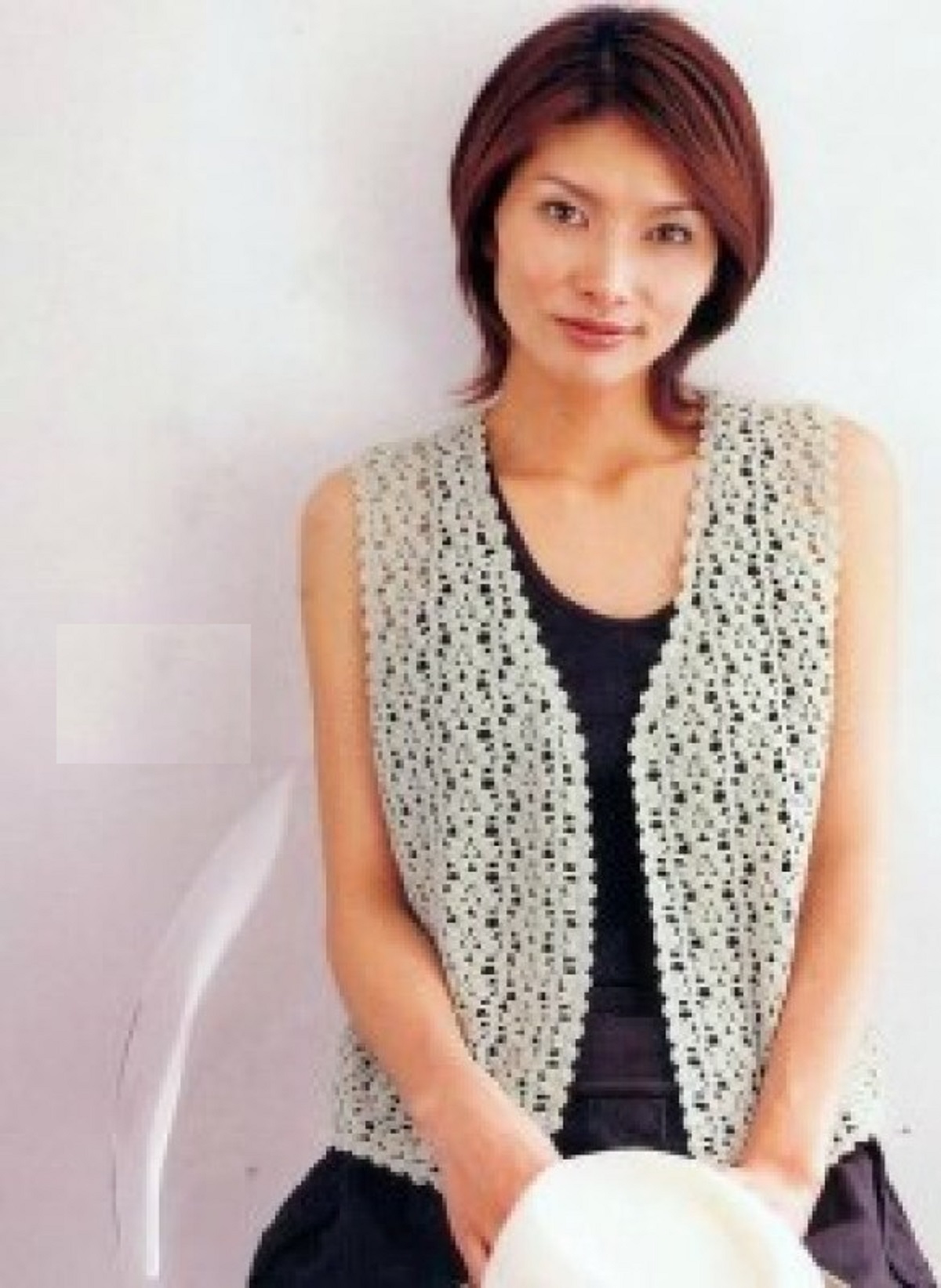 Crochet un gilet sans manches