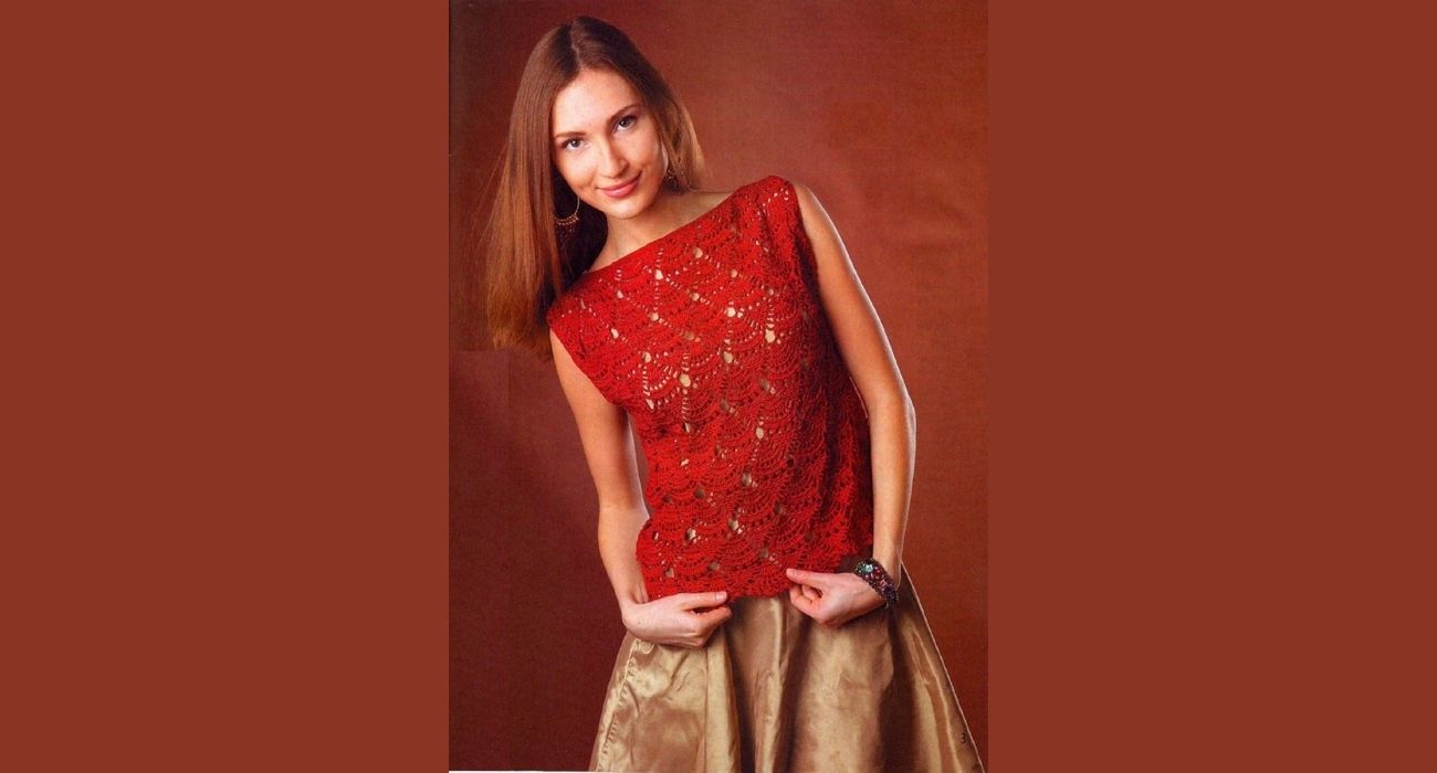 Crochet un pull sans manche