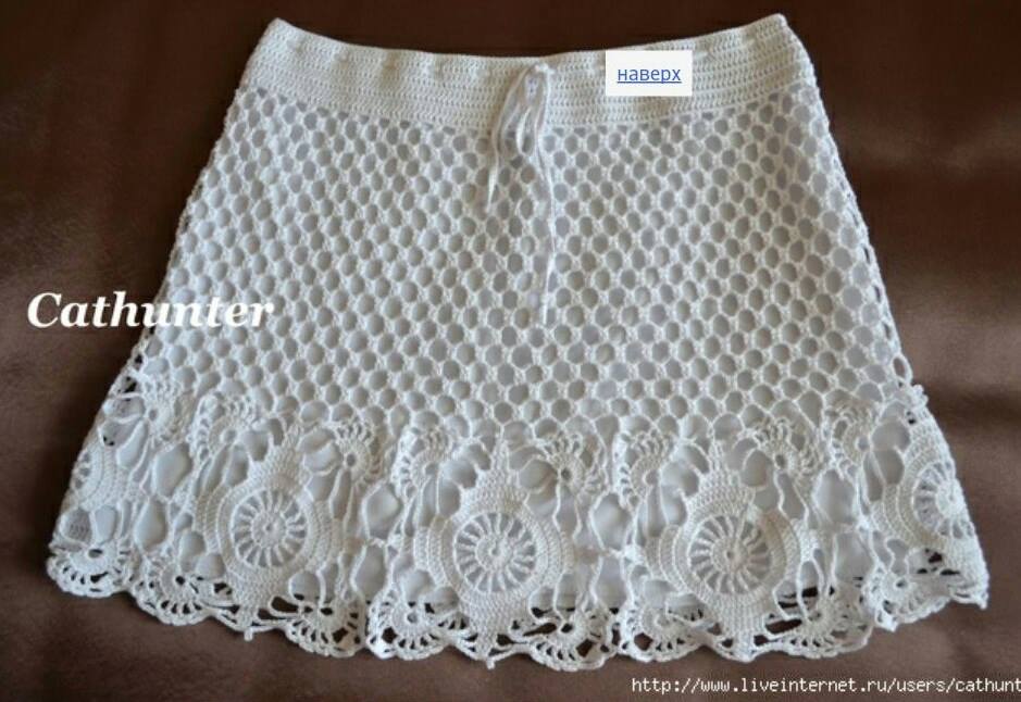 une jupe granny et arceaux au crochet