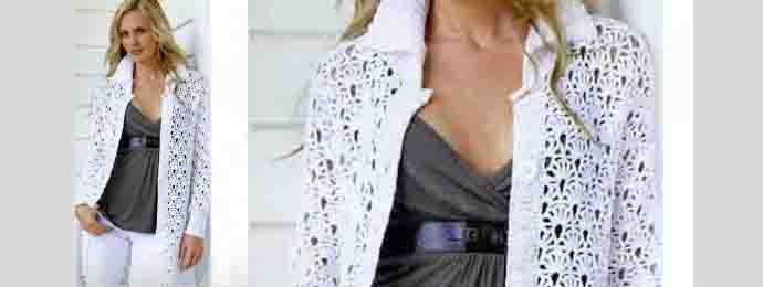 Veste au crochet