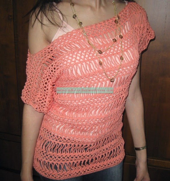 Pull d'été façon fourche