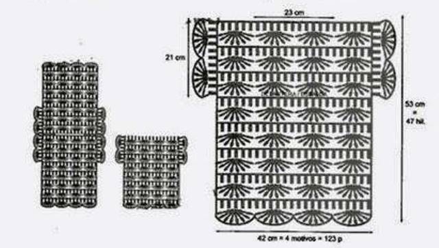 Débardeur en écaille au point ananas