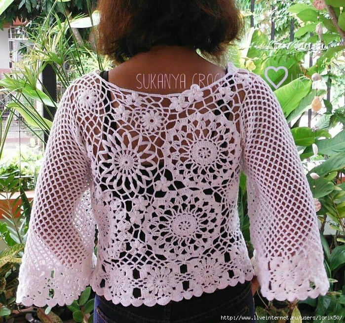 Un pull d'été façon freeform