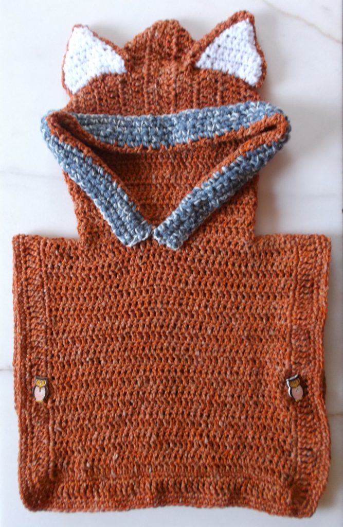 le poncho de ma petite princesse partie 2