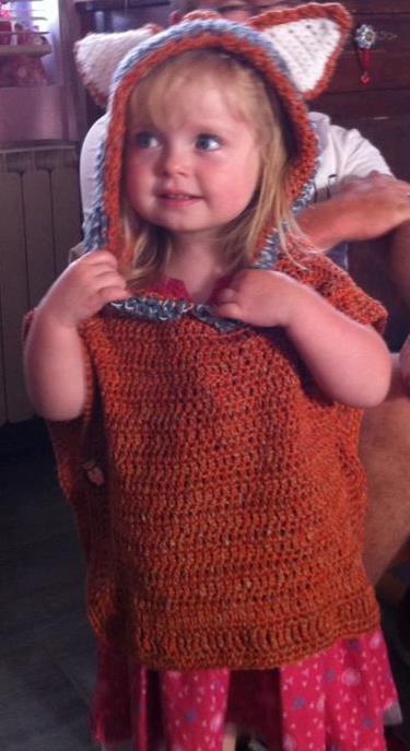 le poncho de ma petite princesse partie 2