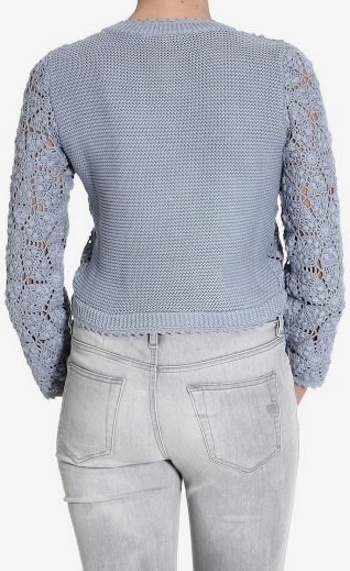 Un gilet de granny avec des pop corn