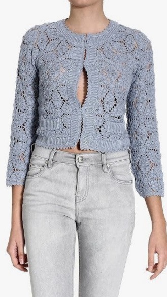 Un gilet de granny avec des pop corn
