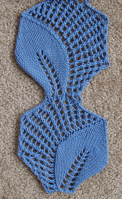 Tuto d'un point au tricot pour une écharpe
