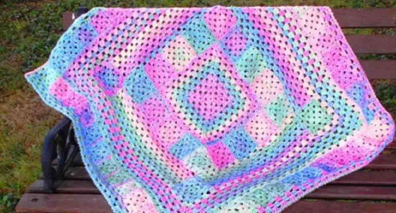 Un plaid de granny pour ma princesse