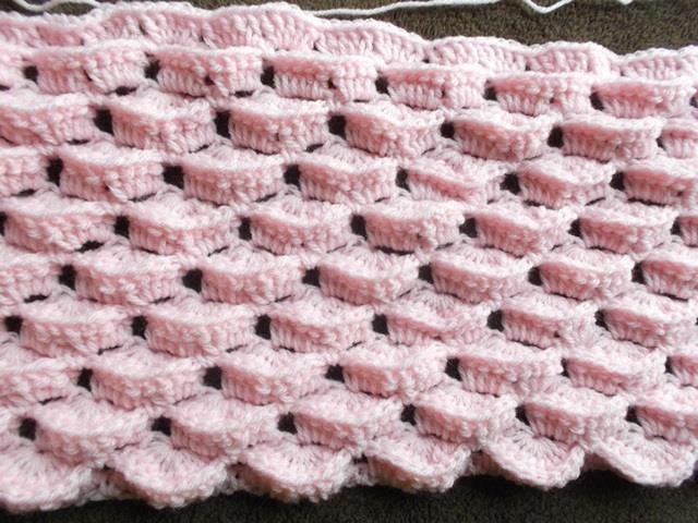 Un point au crochet en 3D