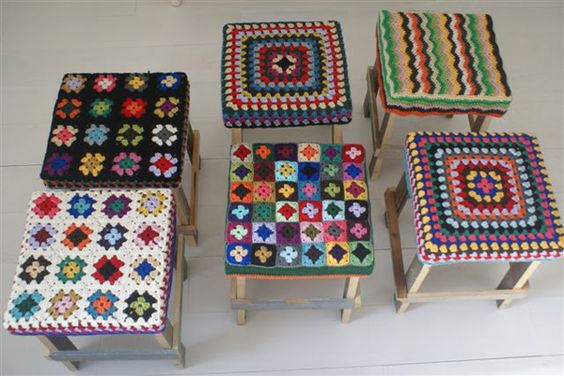 Avec nos grannys quelques idées pour nos chaises et fauteuils