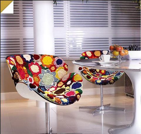 Avec nos grannys quelques idées pour nos chaises et fauteuils