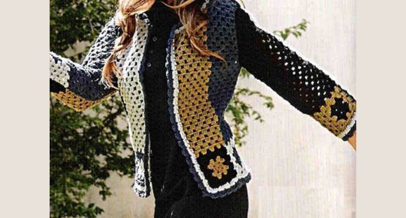 Un joli gilet avec des grannys