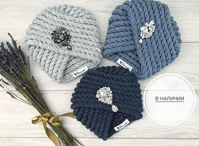 Souvenir des années 50 un turban au crochet