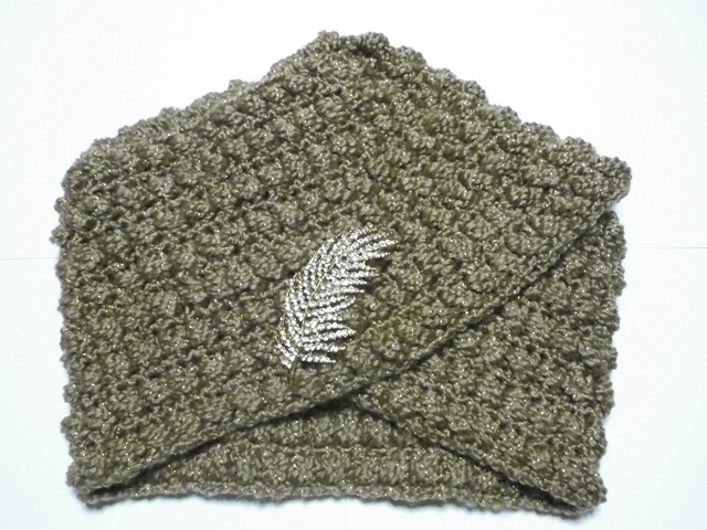 Souvenir des années 50 un turban au crochet