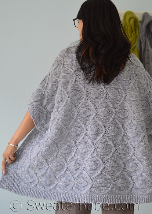 au tricot un boléro XXL très confortable