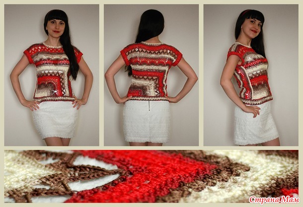 un top d'été au crochet