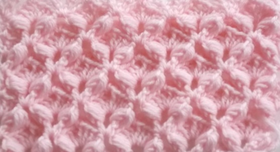 Le point meringue au crochet
