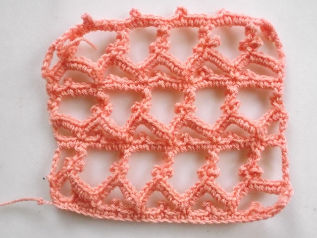 un point au crochet parfait pour l'été en pas à pas