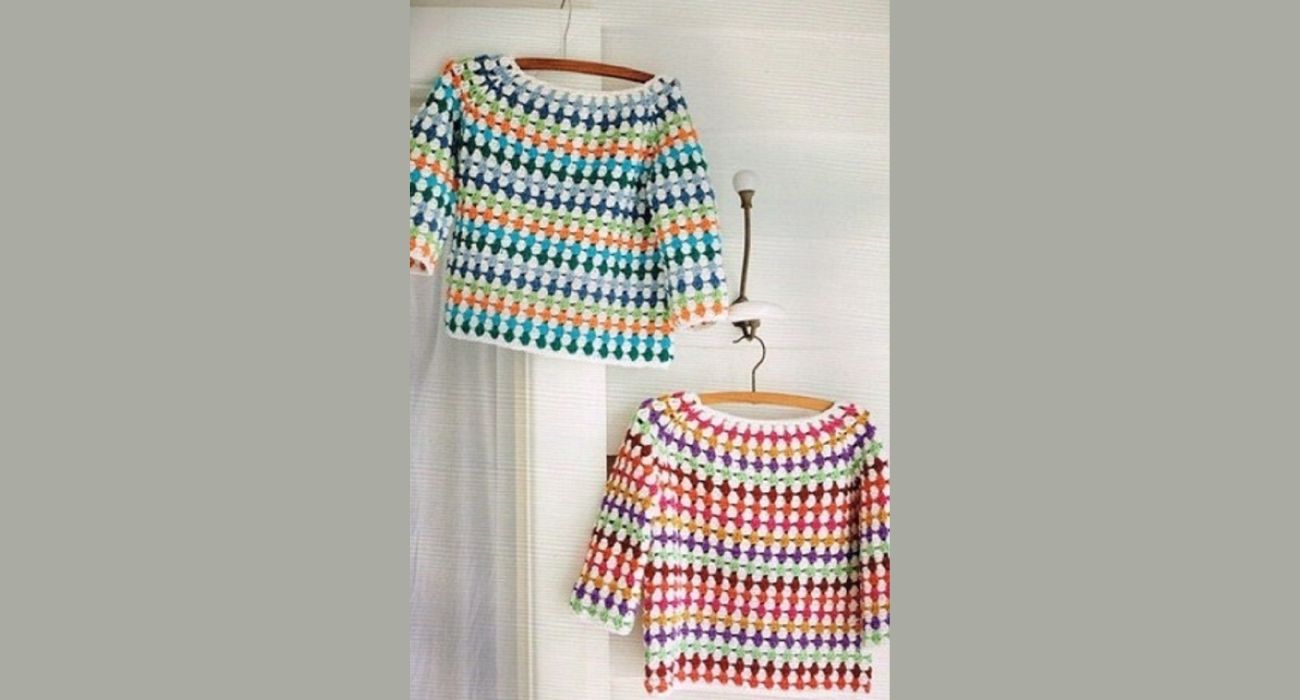 au crochet un pull tout simple pour nos enfants