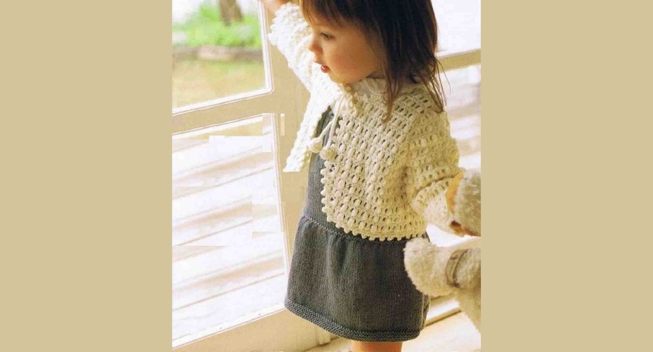 Un petit gilet au crochet pour nos princesses