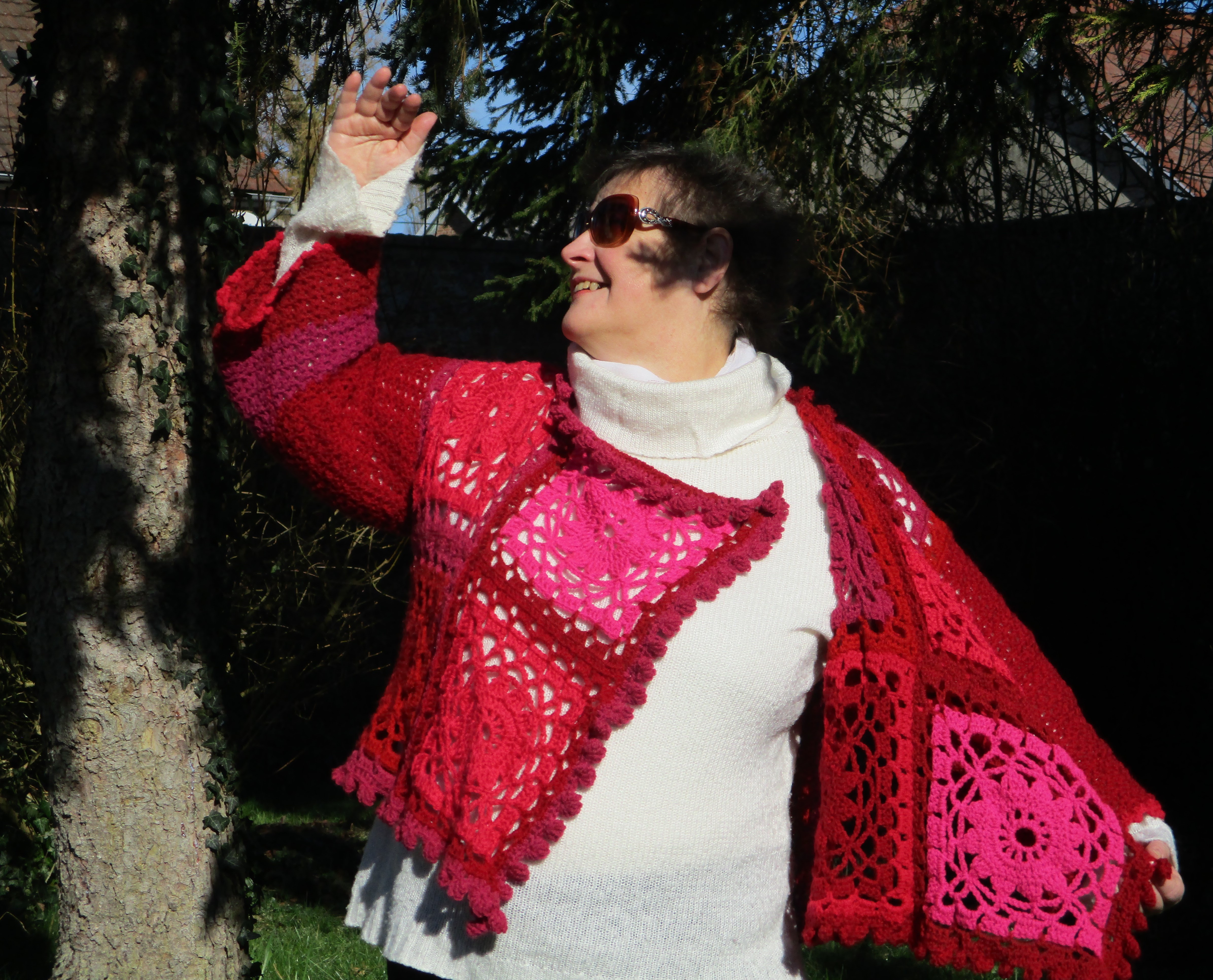 mon gilet boho enfin fini