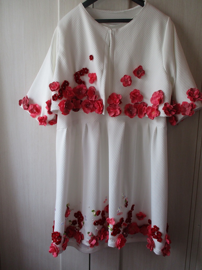 l'avancée de ma robe