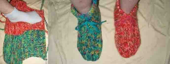 des chaussons adultes super simples