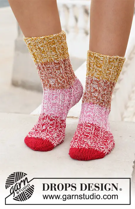 les chaussettes Mountain Sunrise