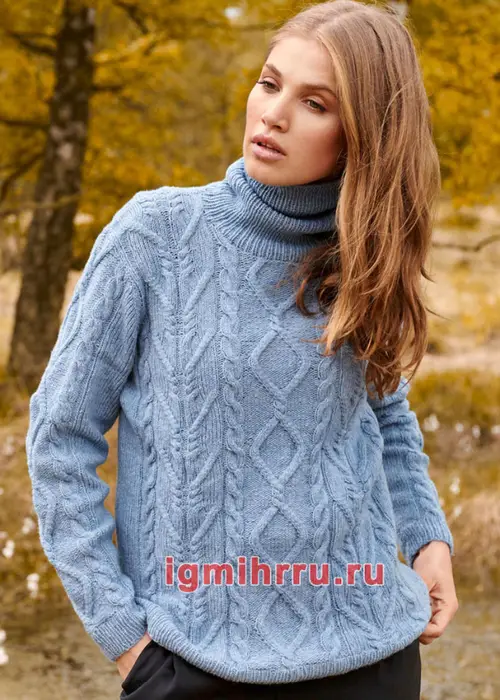 Pull irlandais chaud et confortable