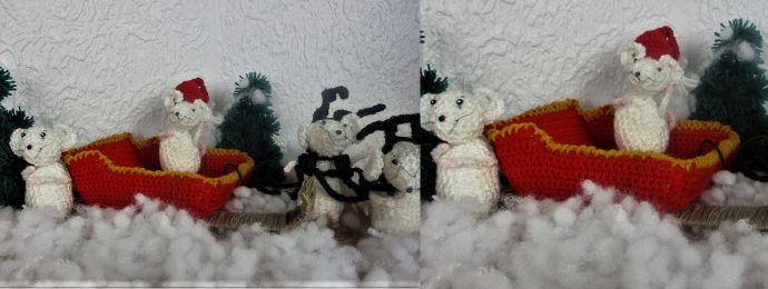 le traîneau du Père Noël en pas à pas et vidéo