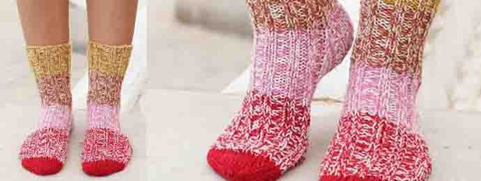 les chaussettes Mountain Sunrise