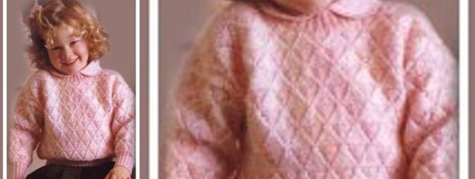 un pull au tricot pour les filles