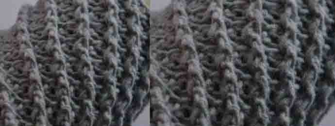 un beau point relief au crochet