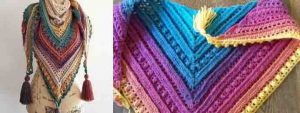 Le châle des chemins secrets au crochet