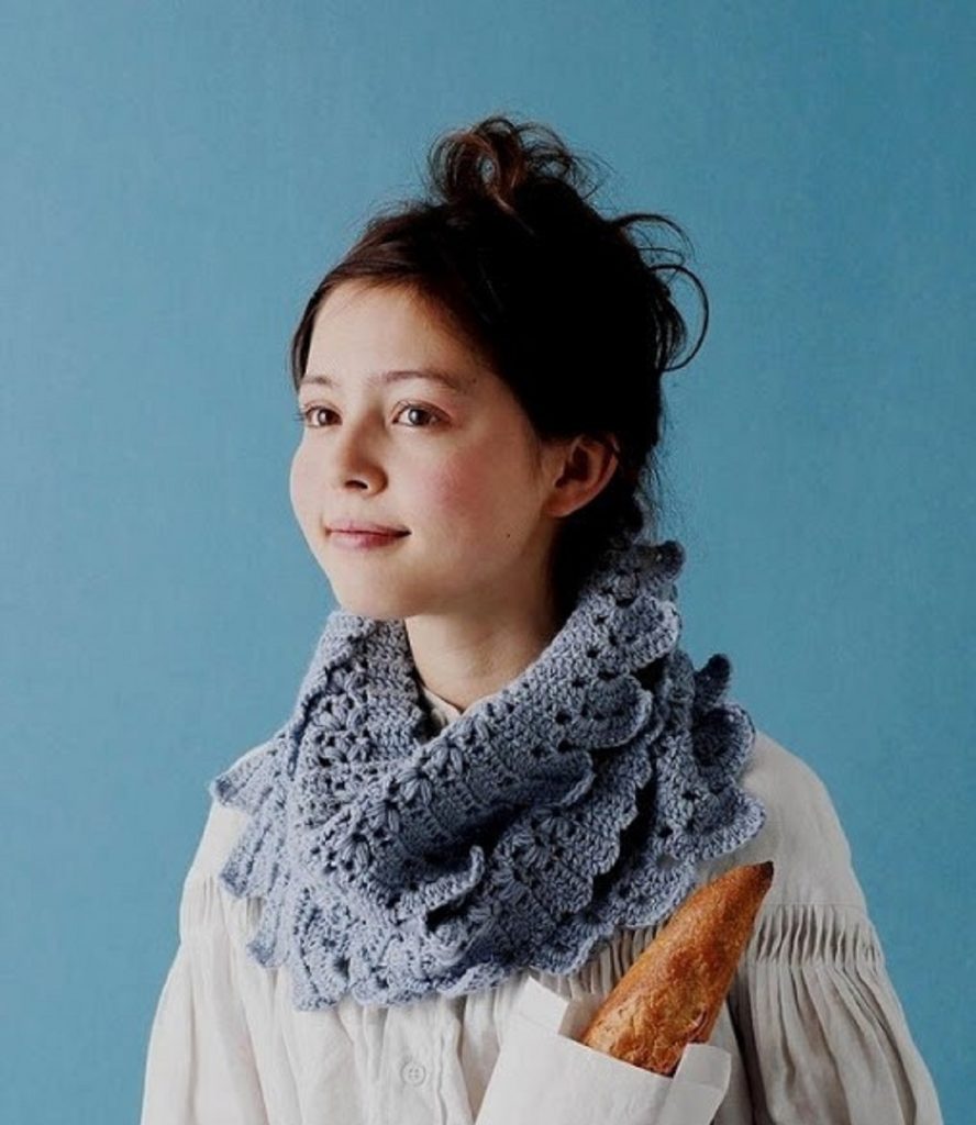 Un snood au crochet tout simple