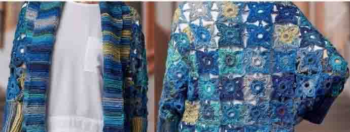 Une veste de granny façon boléro