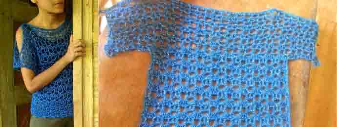 Le chemisier crochet rapide